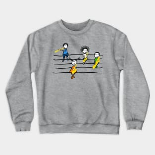 Sax Quartet Crewneck Sweatshirt